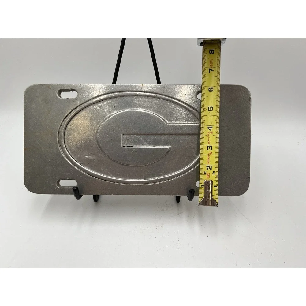 University of Georgia Bulldogs Elite Pewter Cast Metal License Plate Tag UGA G